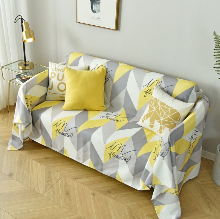 Grey influential Sofa Cover
