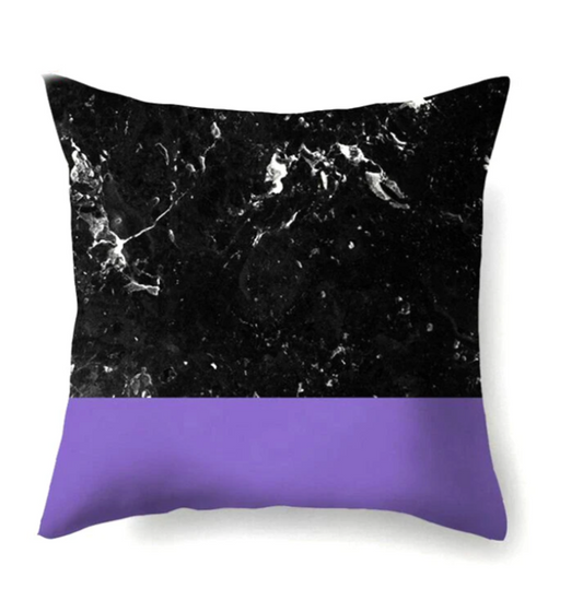 Purple Geometric Cushion Covers Pack of 6