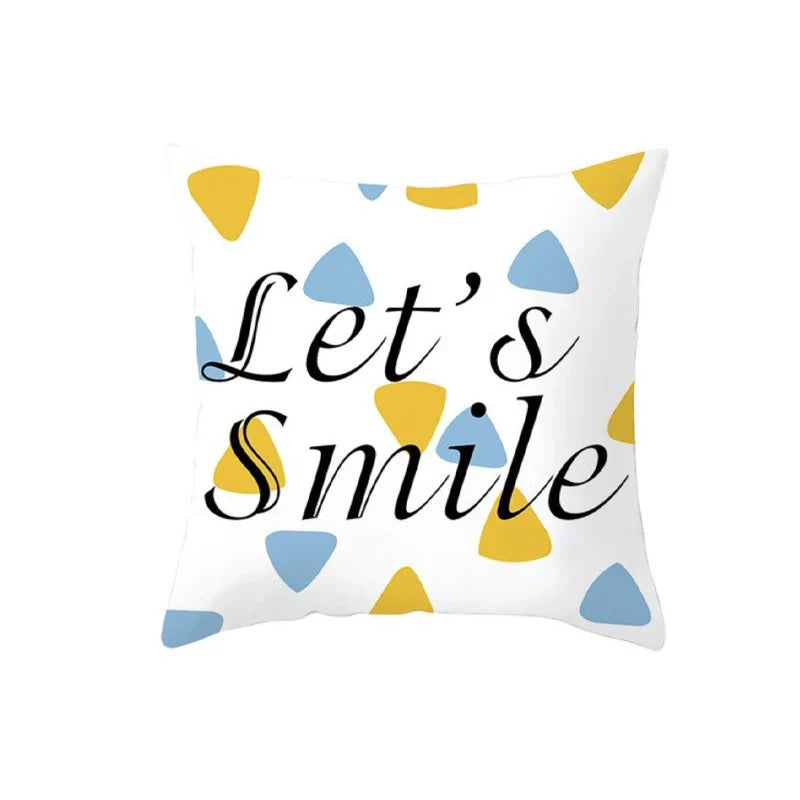 Let's Smile Cushion covers (Pack of 6)