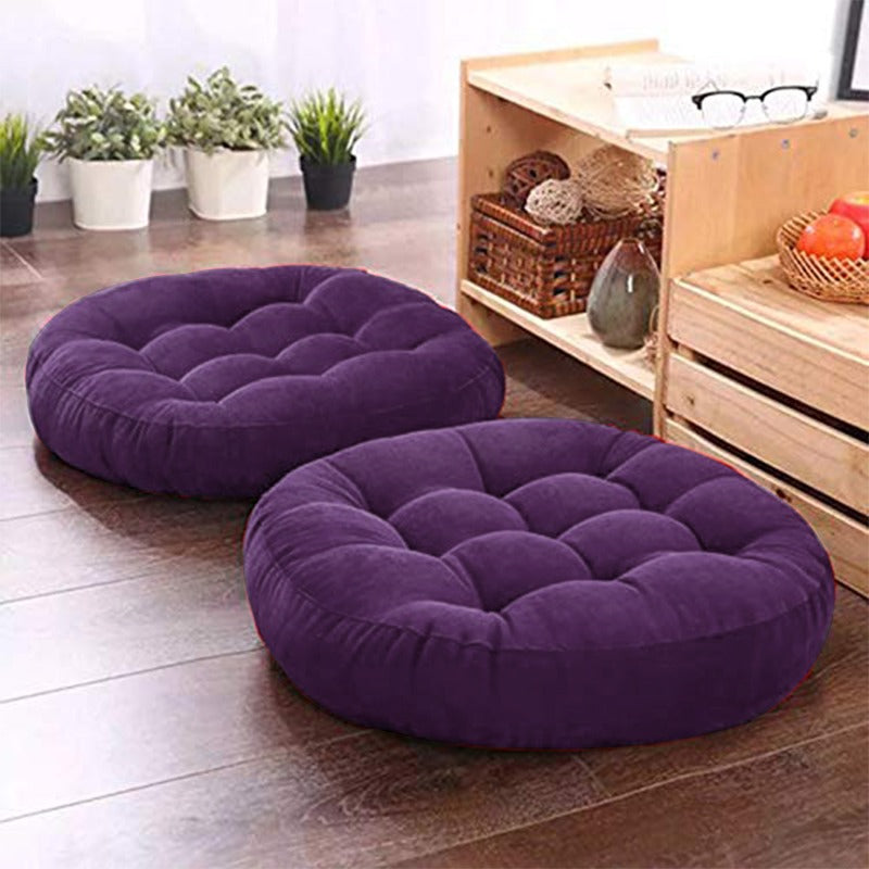 Super Velvet Floor Cushions (Pack of 2)