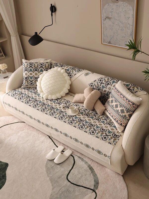 Earth Echo Sofa Cover Set With Cushion Covers