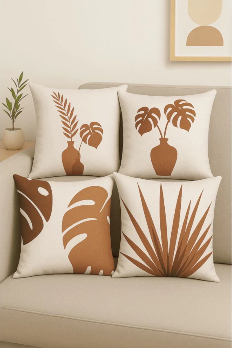Bohemian Style Cushion Covers Pack of 4