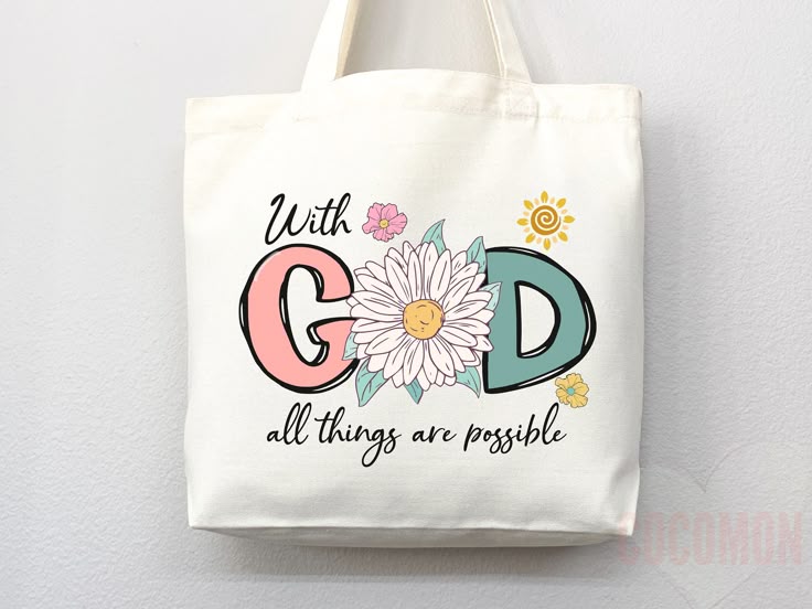 Possible with GOD Tote Bag