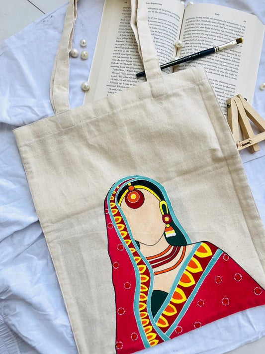 Indian Bride Tote Bag
