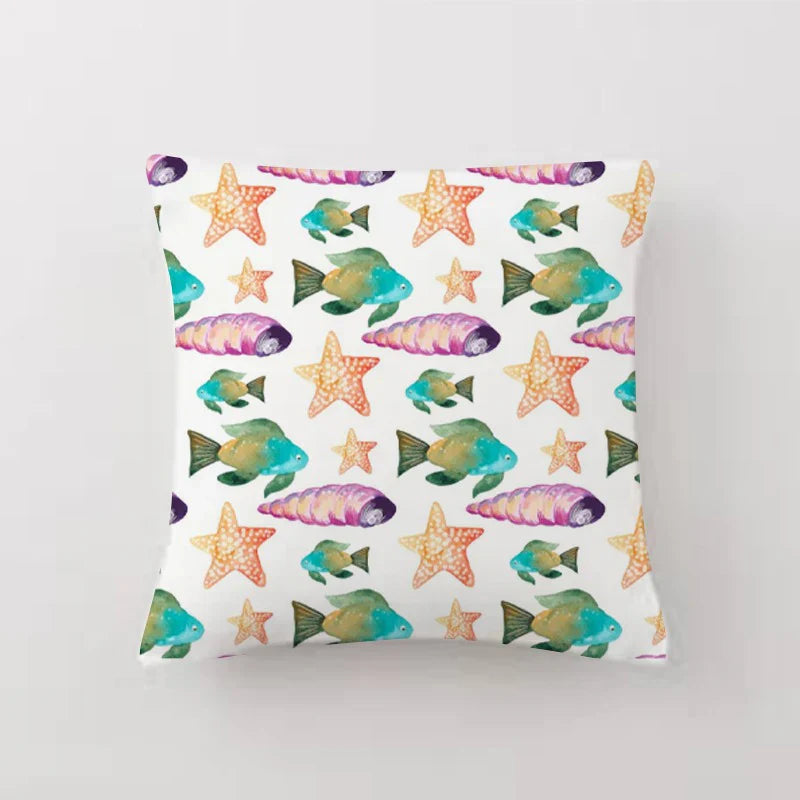 Water Life Cushion Covers Pack of 4