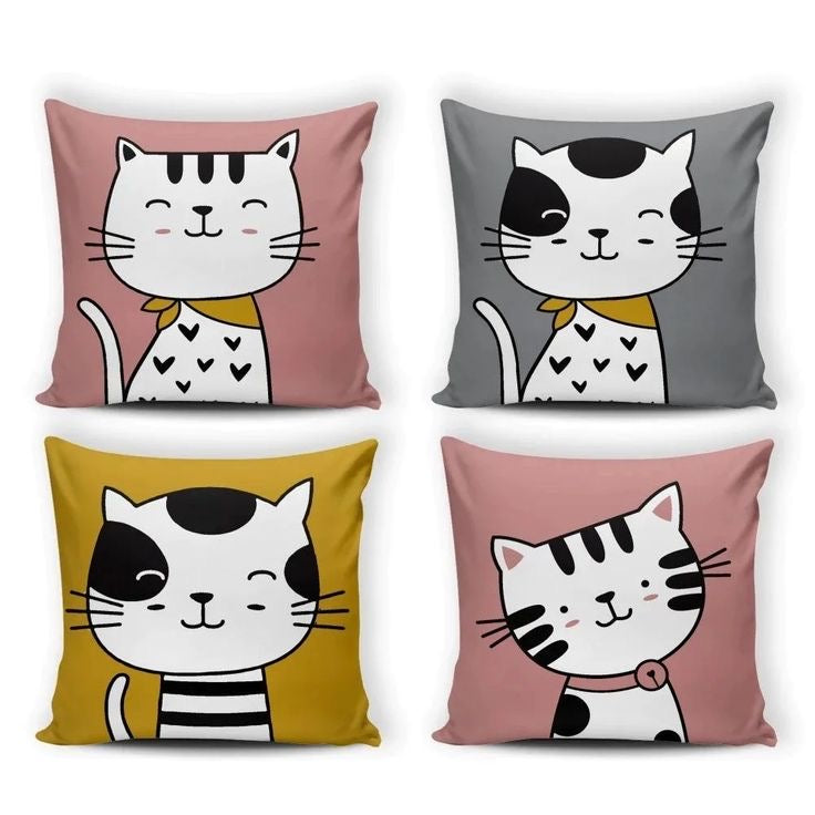 Catwell Cushion Covers (Pack of 4)