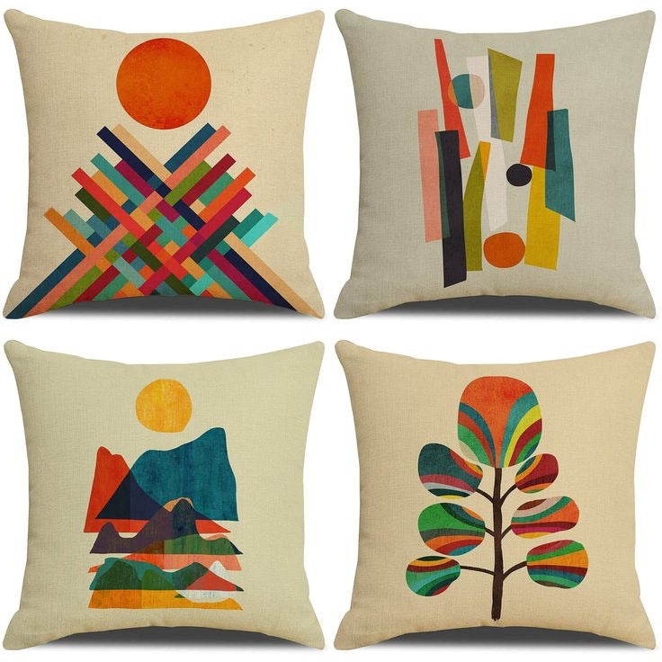 Eatour Sunset Covers (Pack of 4)