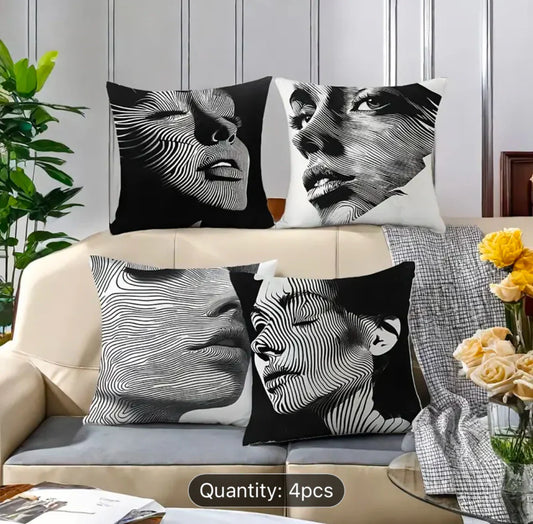 Ink & Grace Cushion Covers Pack of 4