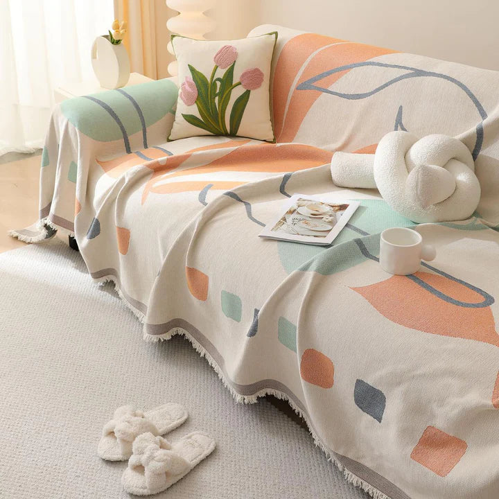 Rich Leaves Sofa Cover