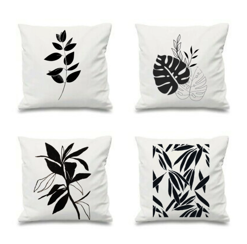 Wonhope Vintage Cushion Covers Pack of 4