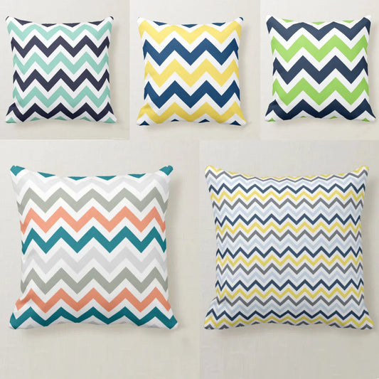 Chevron Zigzag Cushion Cover pack 5