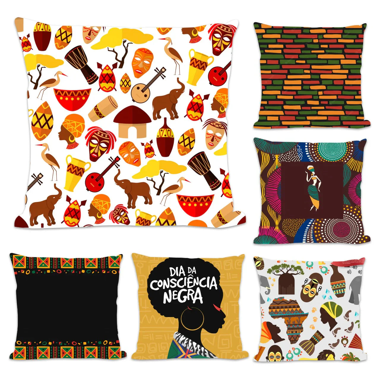 Scene Scatter Cushion Covers Pack 6