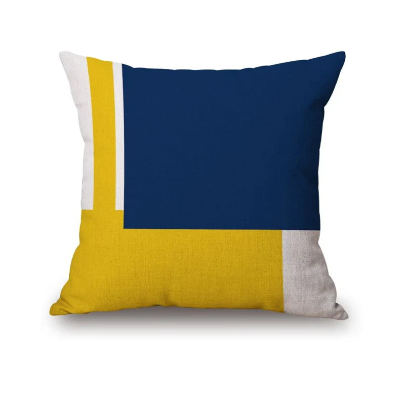 Blue & Yellow Cushion Coves (Pack of 6)