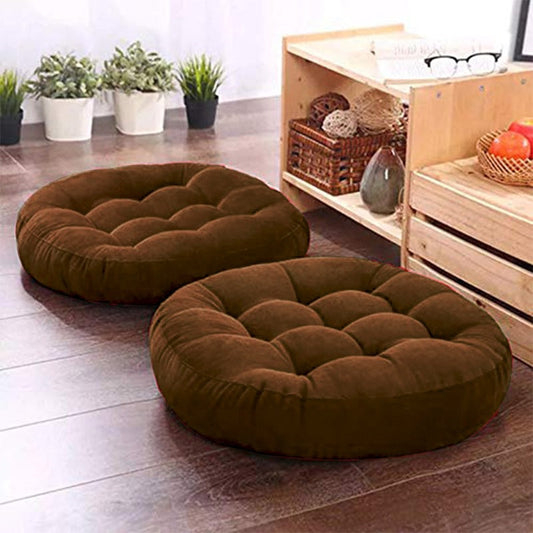 Super Velvet Floor Cushions (Pack of 2)
