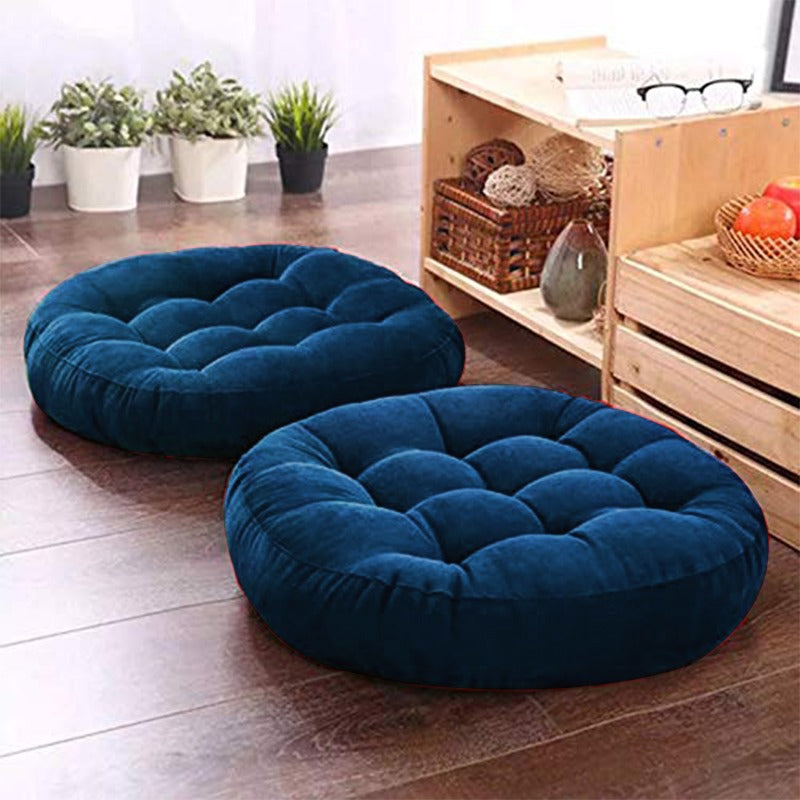 Super Velvet Floor Cushions (Pack of 2)