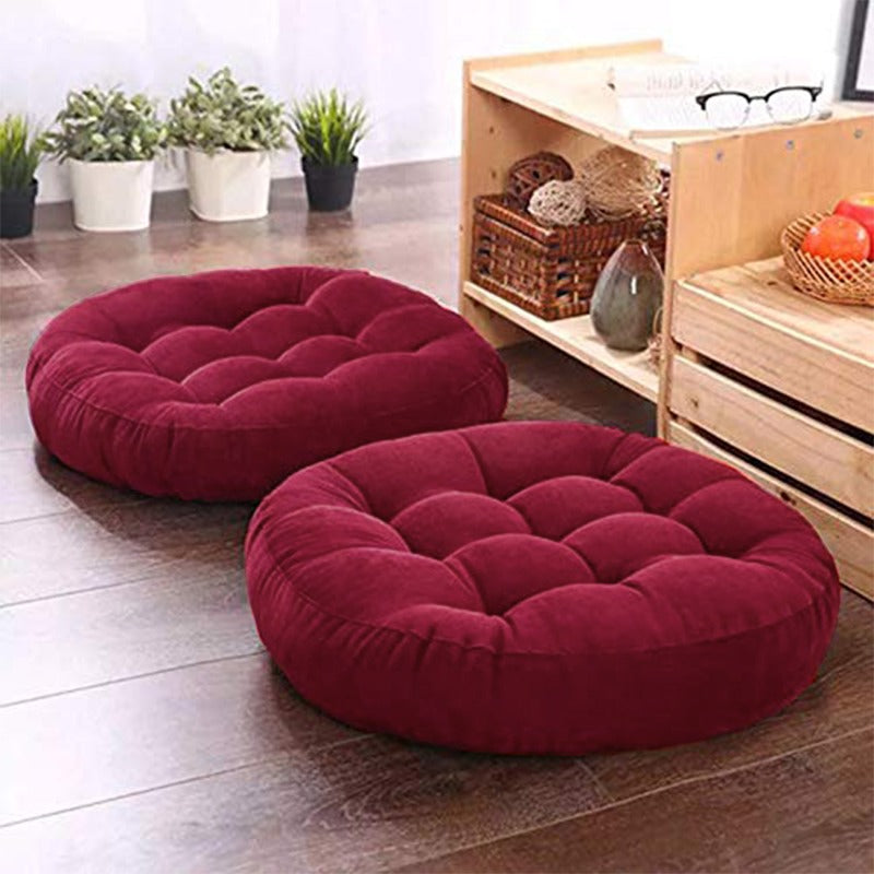 Super Velvet Floor Cushions (Pack of 2)