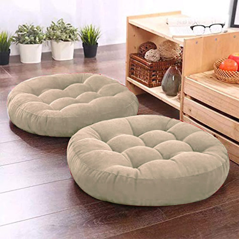 Super Velvet Floor Cushions (Pack of 2)