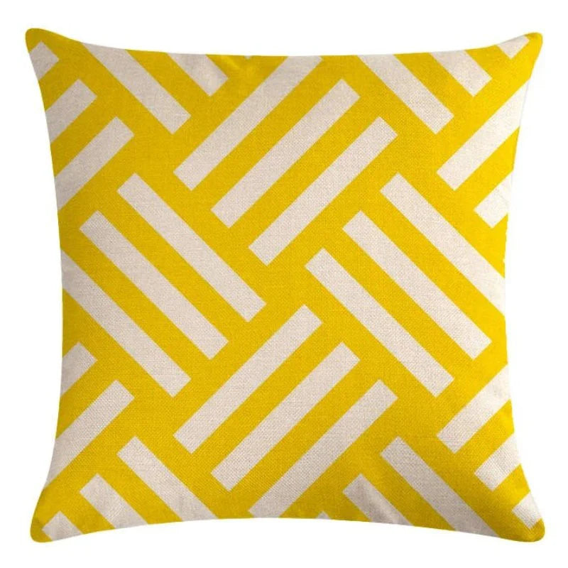 Yellow Lemon Cushion Cover Pack 4