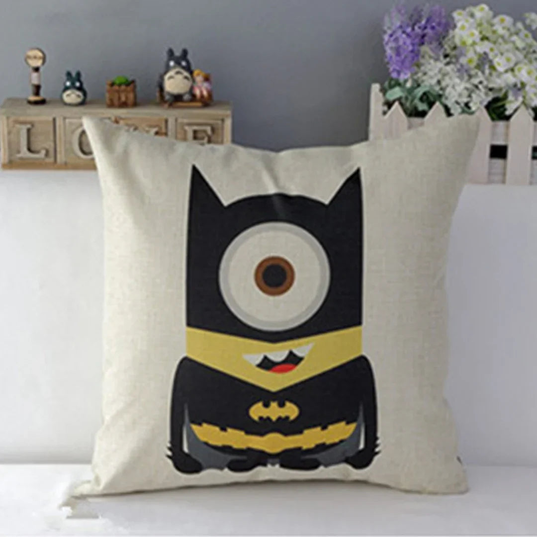 Minions Superheros Cushion Covers Pack of 7