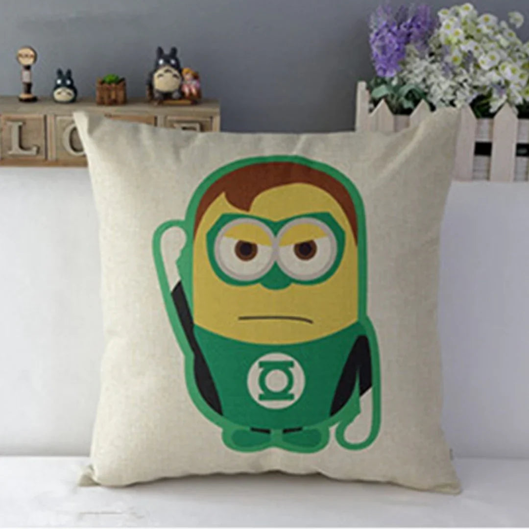 Minions Superheros Cushion Covers Pack of 7