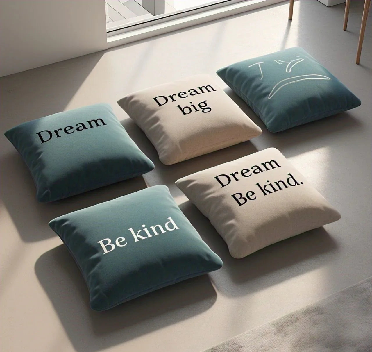 Soft Word Cushion Covers Pack of 5