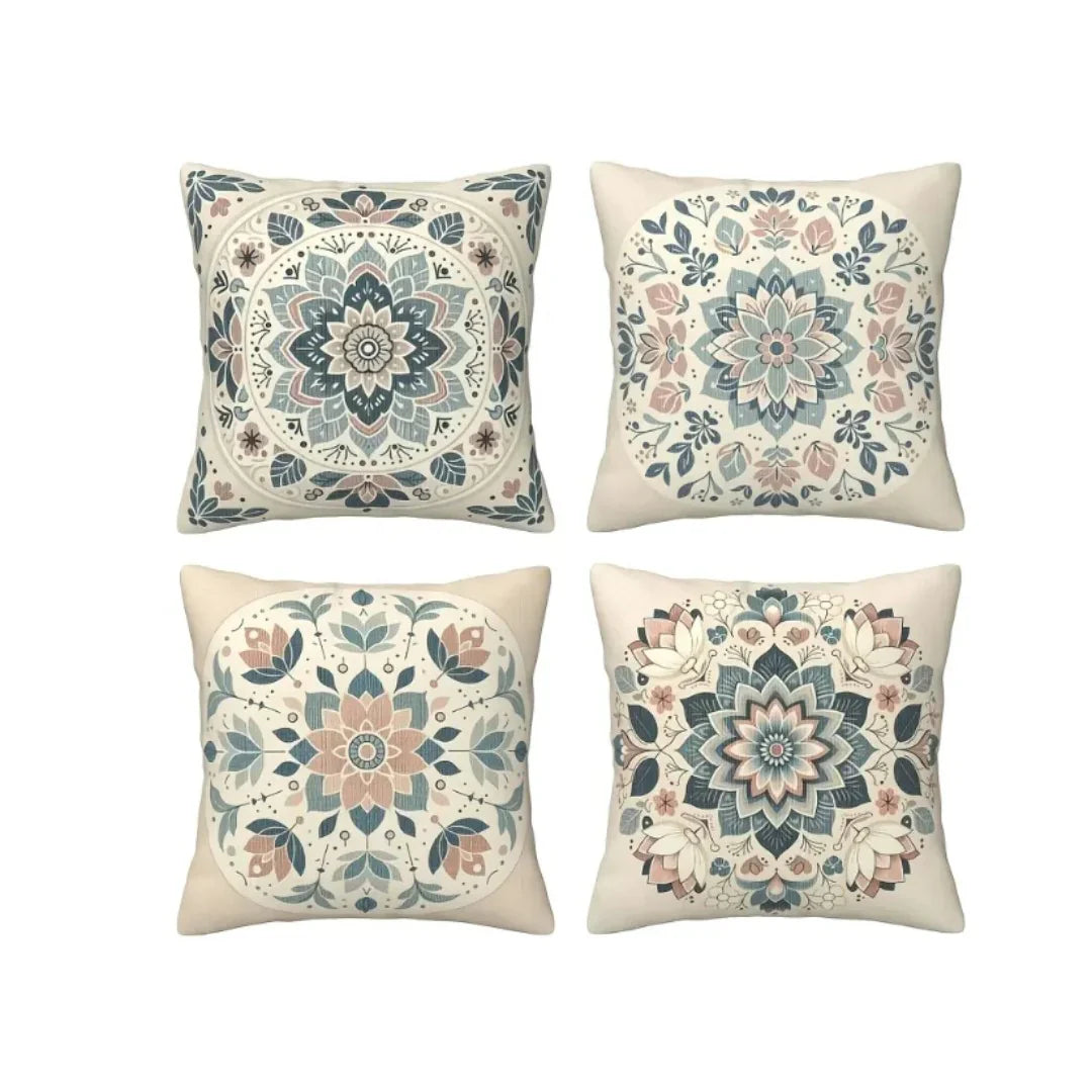 Boho Chic Cushion Covers (Pack of 4)