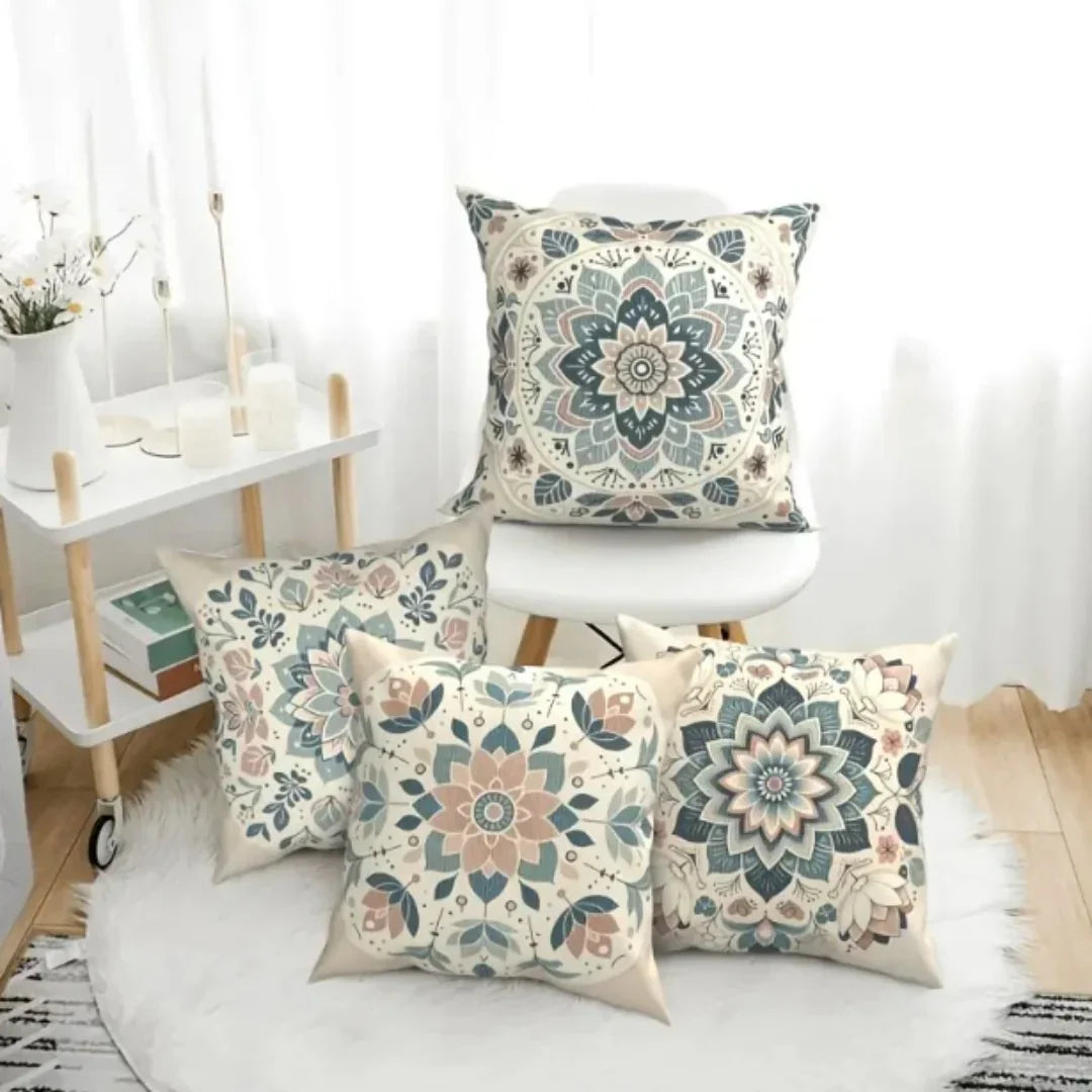 Boho Chic Cushion Covers (Pack of 4)