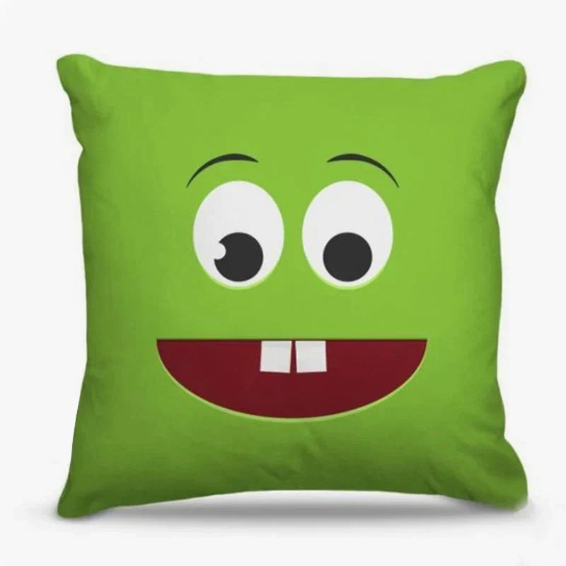 Funny  Emoji Cushion Covers (Pack of 5)