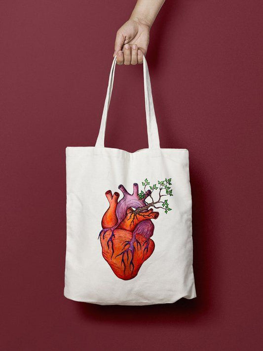 Growing Heart Tote Bag