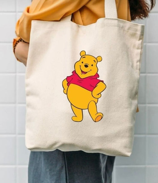 Happy Pooh Tote Bag