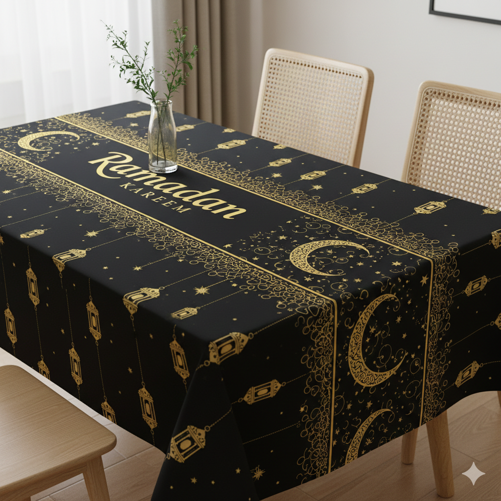 Ramdan Special Golden Table Covers