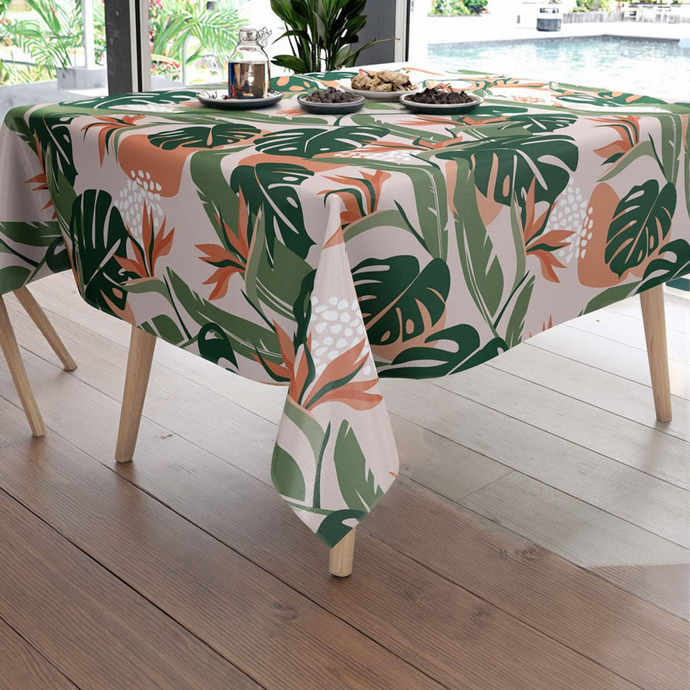 Tropical Terracotta Table Cover