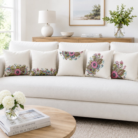 Garden Grace Cushion Covers (Pack of 5)
