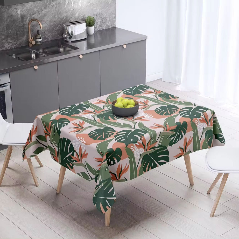 Tropical Terracotta Table Cover